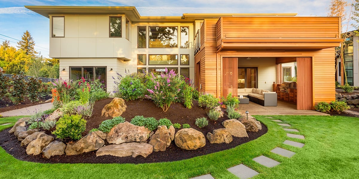 landscaping-checklist-modern-home-front-stone-garden
