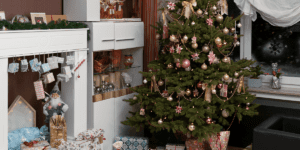 Platt Hill Nursery cool placement of Christmas tree