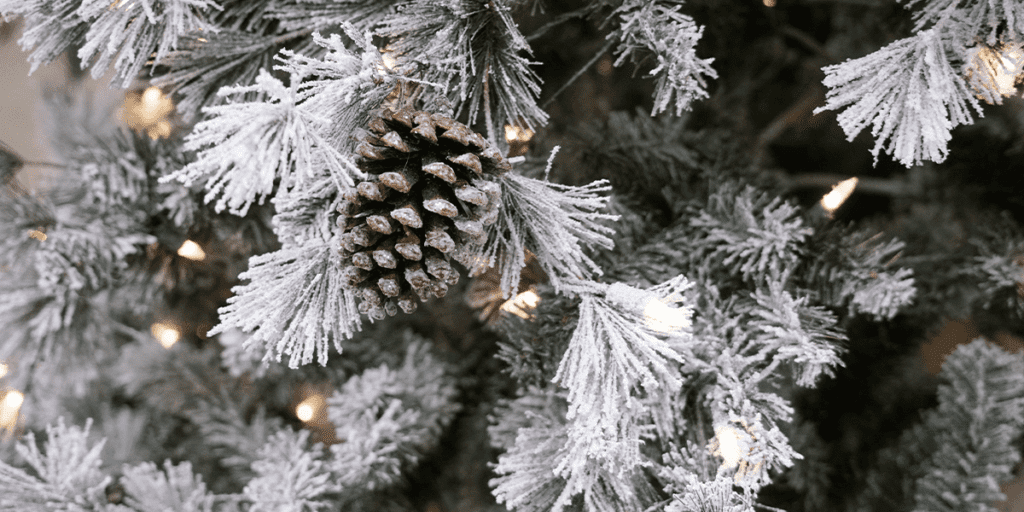 Platt Hill Nursery- pre lit Christmas tree white