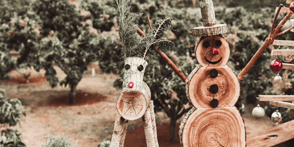 Platt Hill Nursery Recycle Christmas Tree - wooden decor from tree