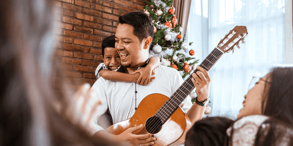 Platt Hill Nursery Family playing songs for Christmas