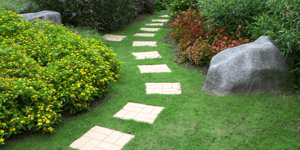 Platt Hill Nursery - Stone walkway design