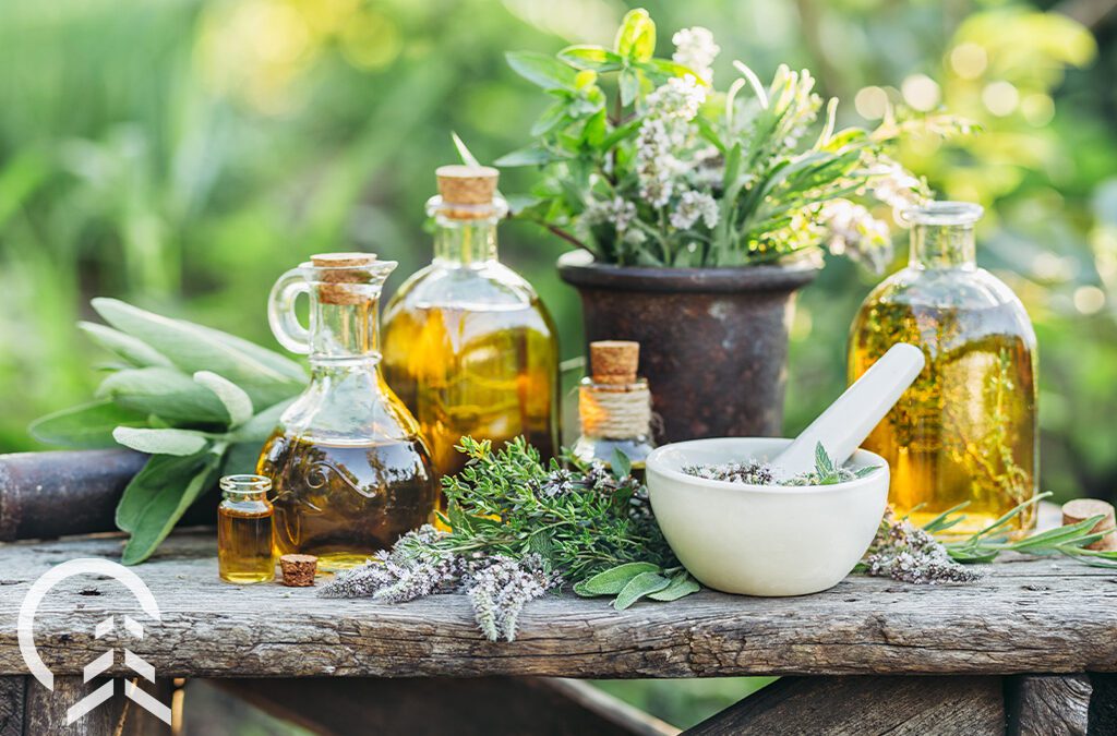 essential oils with herbs - Platt Hill Nursery - Chicago