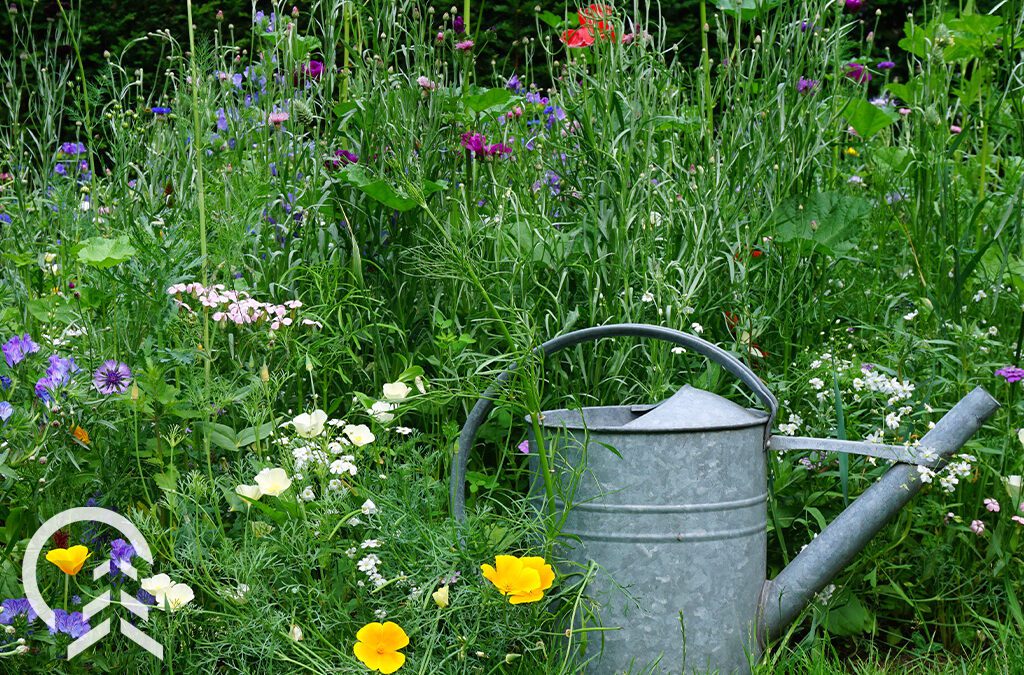 Platt Hill Nursery-Chicago-wildflower garden watering can