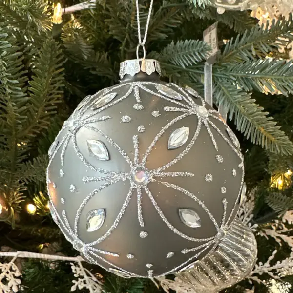 Silver and Gray Ornament