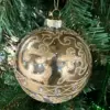 Gold Glass Ornament