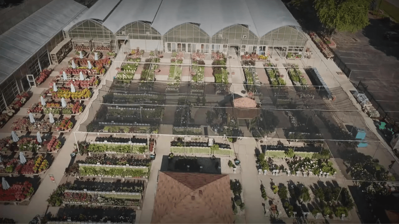 Ariel view of Platt hill Nursery Rockford
