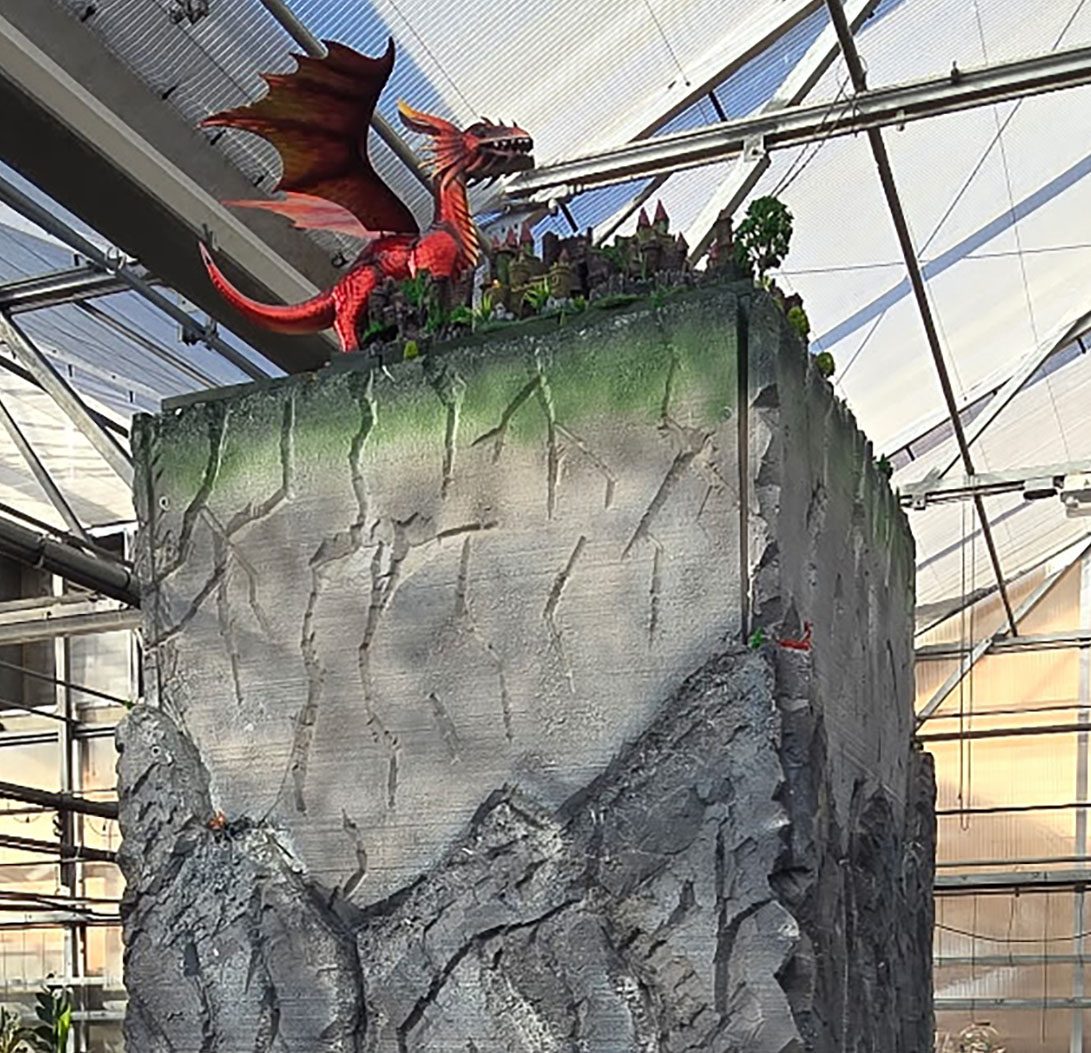 Dragon on Mountain CV 1000 Sonic Green Hill Zone Display